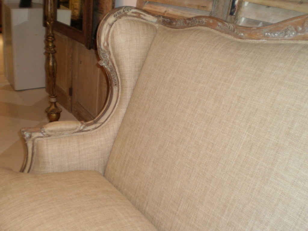 19th Century French Louis XV Style Canapé or Sofa In Good Condition In Houston, TX