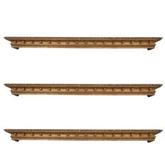 Set of Three Neo-Classic Window Cornices