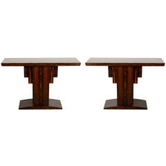 Antique Pair of Art Deco Consoles