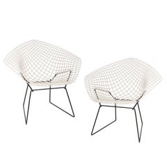 Harry Bertoia | Knoll, Pair of Vintage Diamond Chairs