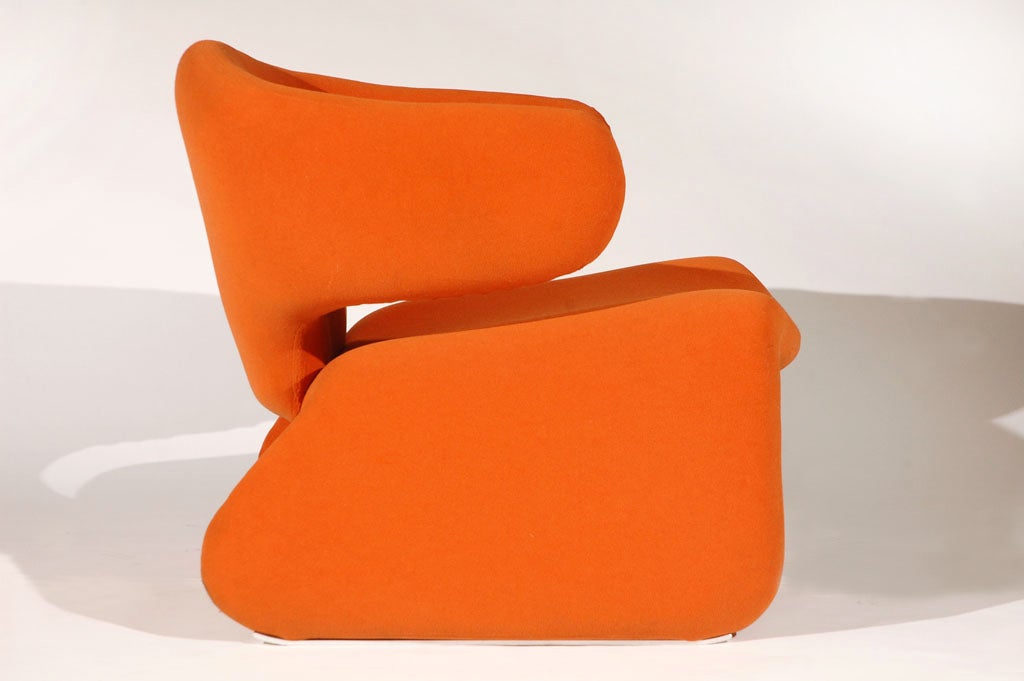Late 20th Century A Pair of Sculptural Chairs by Olivier Mourgue