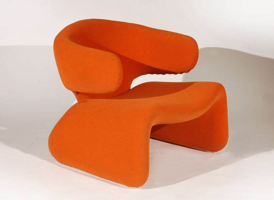 A Pair of Sculptural Chairs by Olivier Mourgue 1