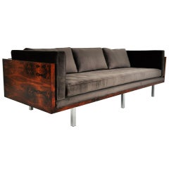 Rosewood case sofa - Milo Baughman