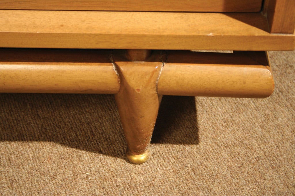 Pair Bleached Walnut Chests by Kent Coffey. Circa 1960 1