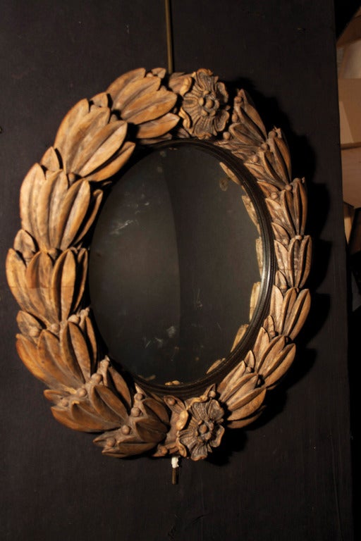 Laurel Wreath Convex Mirror 3