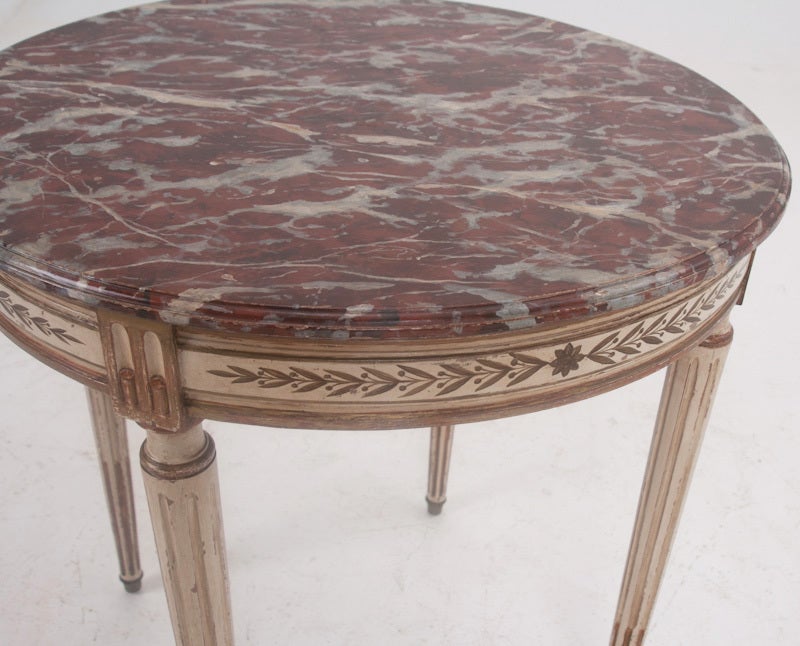 19th Century Italian Louis XVI Style Round Table
