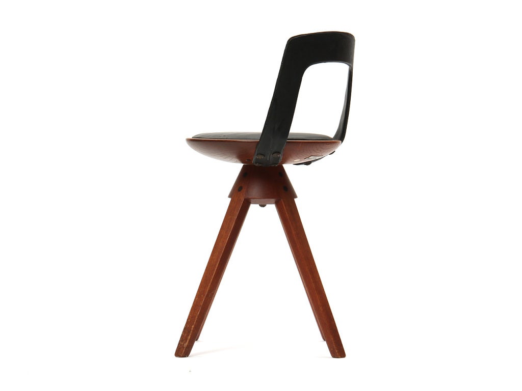 Mid-20th Century Rare Petite Chair by Edvard and Tove Kindt-Larsen
