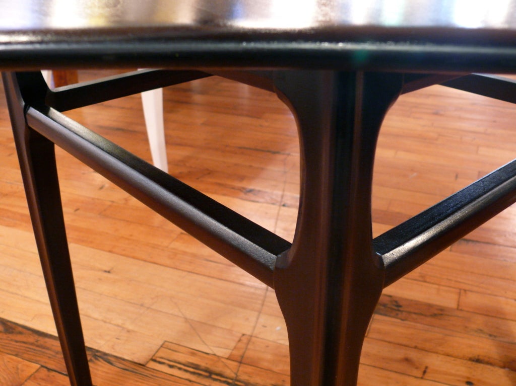 Wood Octagon Side Table