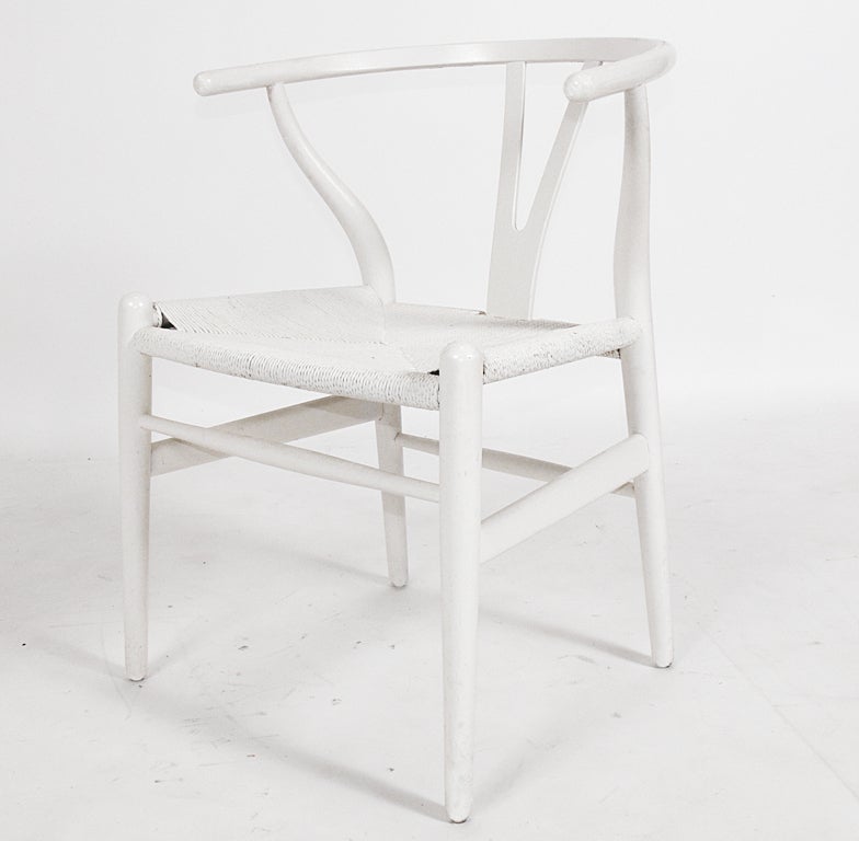 wishbone chair white