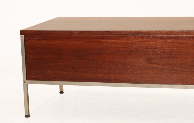 Paul McCobb Coffee Table with Shelf and Two Drawers For Sale 1