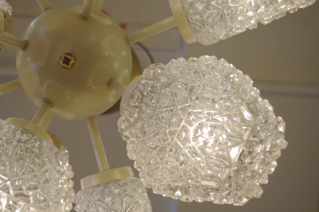 20th Century Sputnik Chandelier By Temde Leuchten