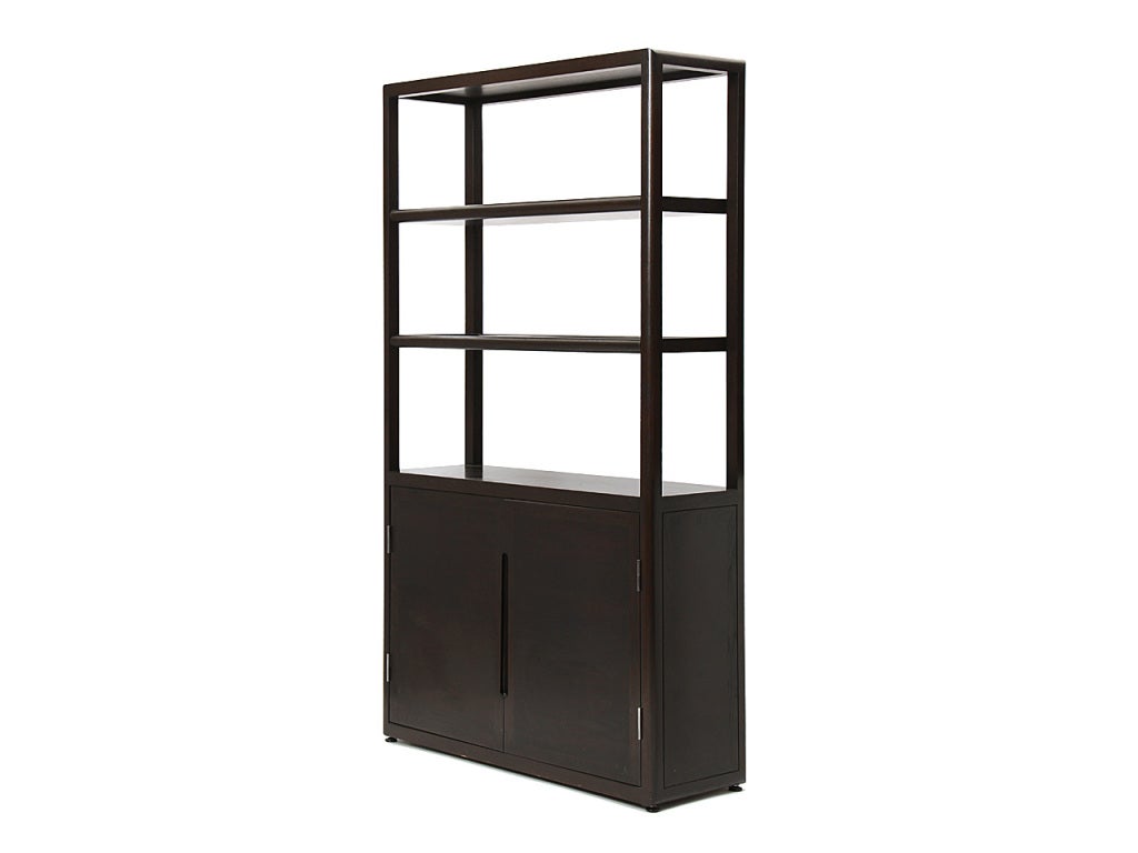 Mid-20th Century Bookcase with Cabinet by Edward Wormley