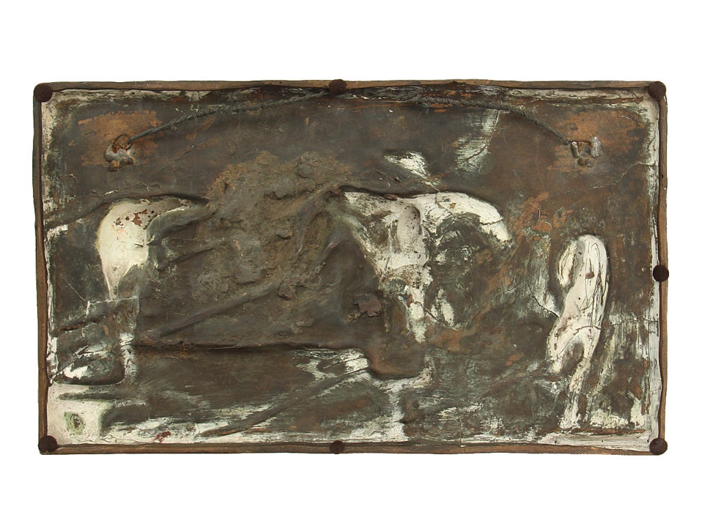 1930s Bronze Plaque by Rhys Caparn In Good Condition In Sagaponack, NY