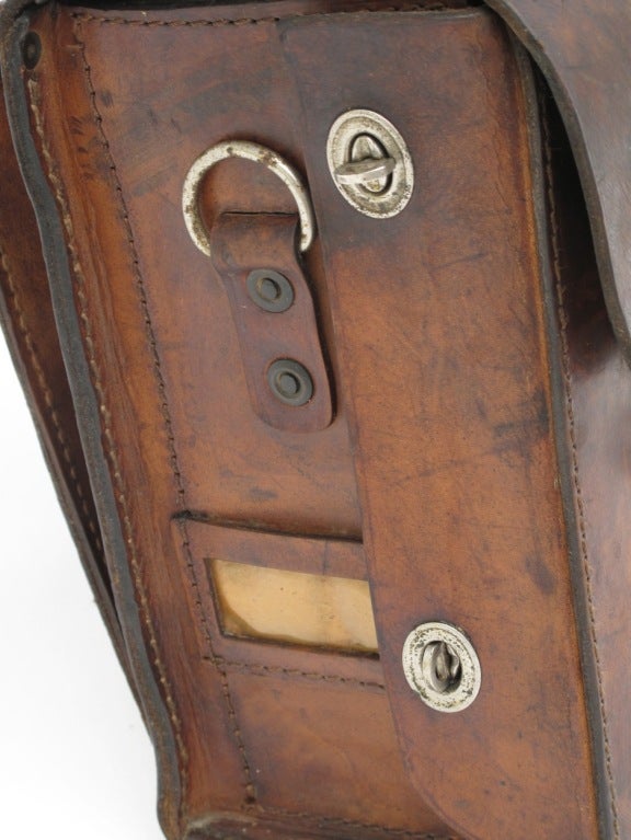 Brown Leather Craftsman Tool Case Satchel 3