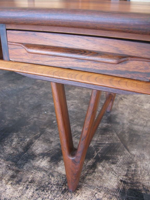 E. W. Bach Rosewood Coffee Table / Media Stand 2