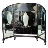 Vintage Glamourous 1930s Trifold Vanity Mirror