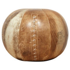 Vintage Leather Medicine Ball by Tuf-Wear