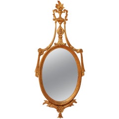 1920's Gilded Italian Mirror.