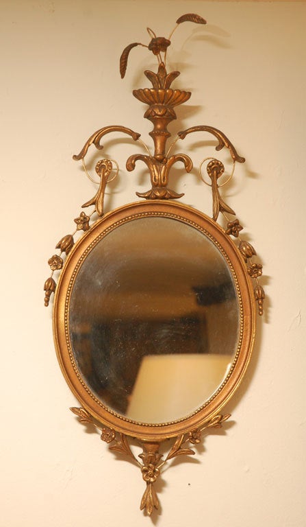 Elegant 1940's Italian Mirror.
