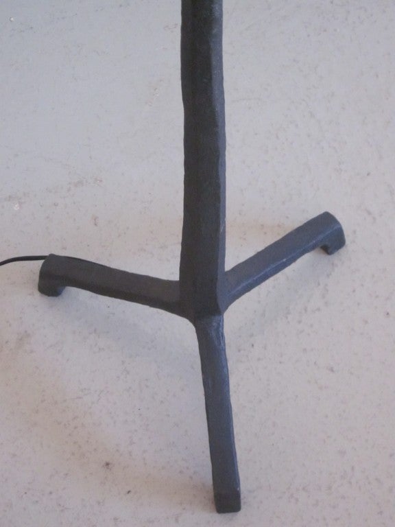 Custom Pair of French Wrought Iron 