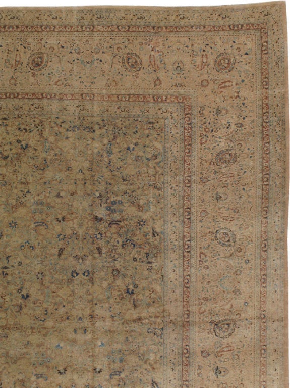 Persiano Tappeto antico persiano Mashad in vendita