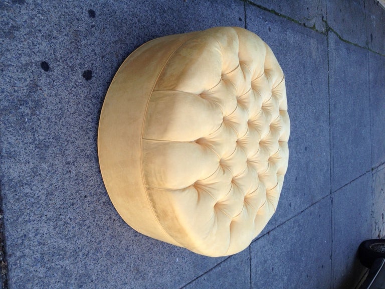 Mid-Century Modern Monumental Rolling Hollywood Pouf