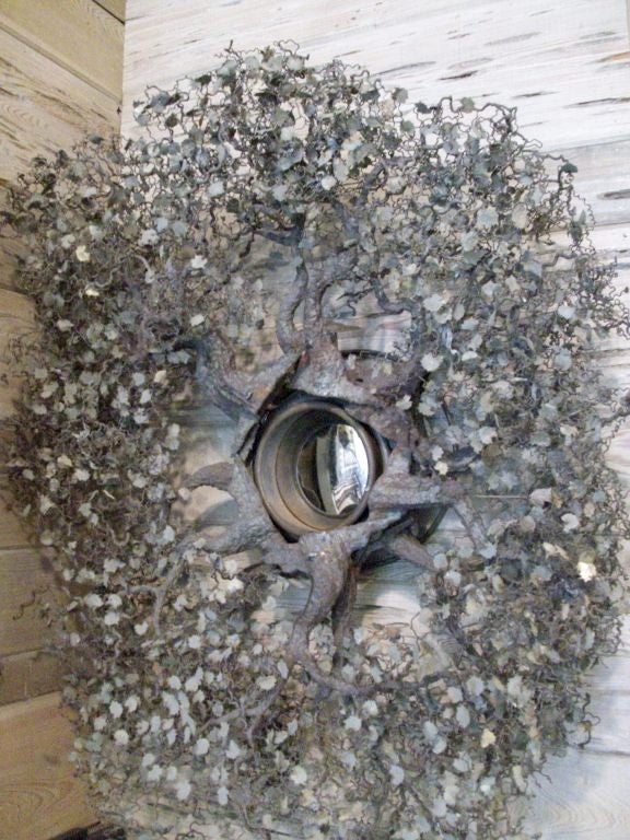 20th Century Hand-Forged Iron and Metal Tree/Branch Sculpture
