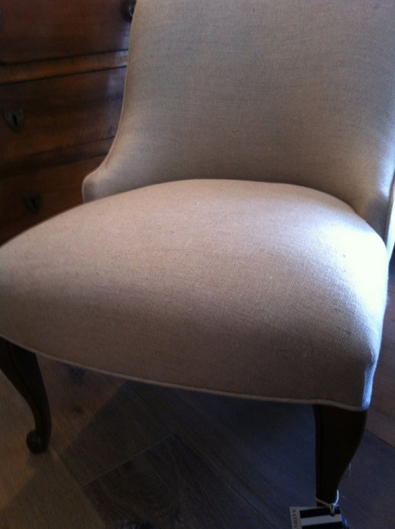 19th Century French Slipper Chair For Sale 2