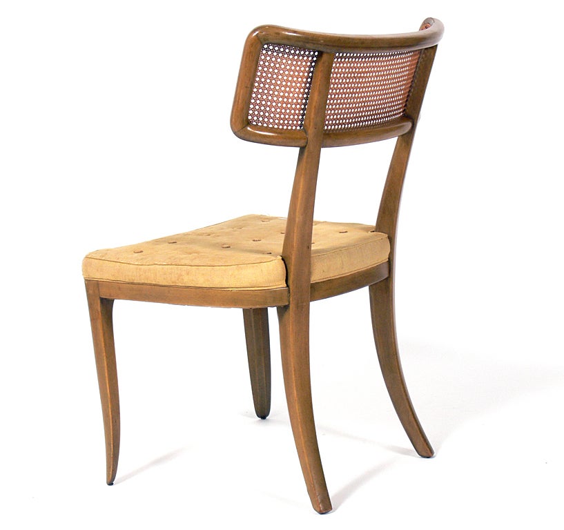 Mid-20th Century Rare Set of Six Dunbar Dining Chairs