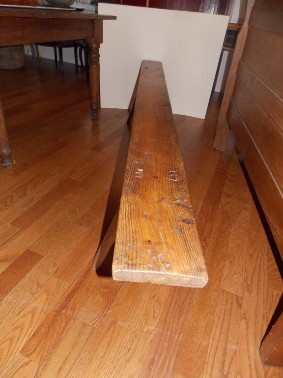 Large 19thc Americana  Milking Bench