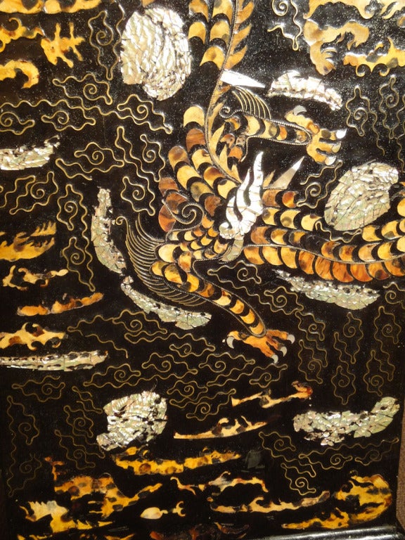 Korean Two-Door Chest Inlaid with Mother of Pearl 2