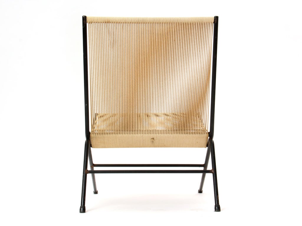 Wrought Iron lounge chair by Allan Gould