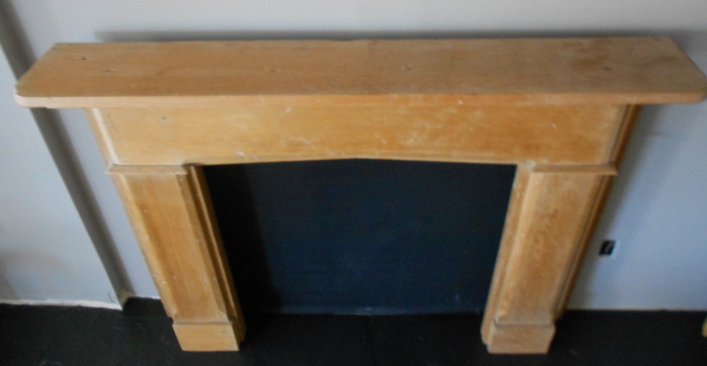 19th Century 19th century Shaker-like Fireplace Mantle and Surround
