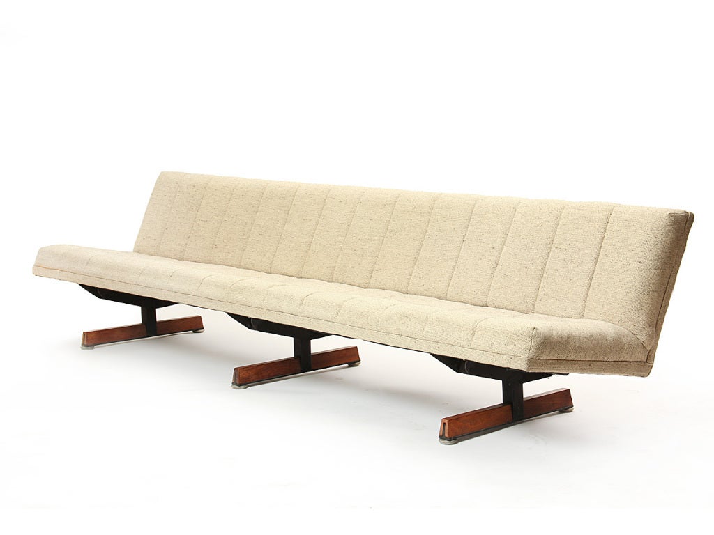 American upholstered sofa bench
