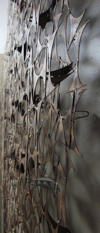 Late 20th Century Metal Wall Sculpture