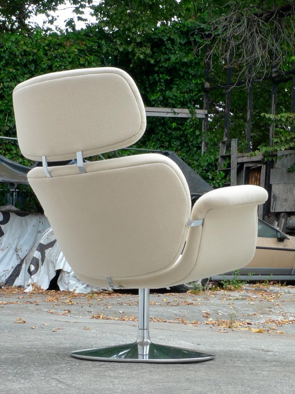 Dutch Pierre Paulin MidCentury-Modern Tulip Chair lounger for Artifort For Sale