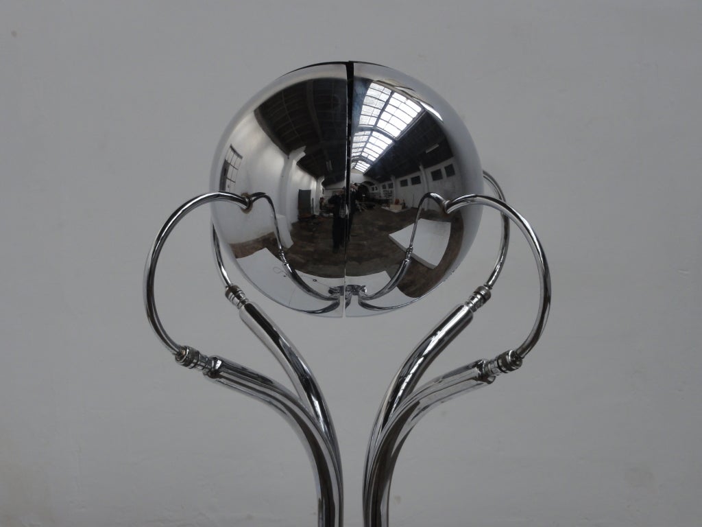 Beautiful  Neo Liberty 1960s Adjustable Diffuser Floor Lamp 3