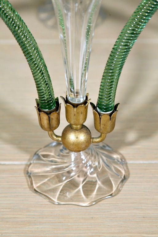 Italian 1930s Murano Glass Articulating Centerpiece Attributed to Venini