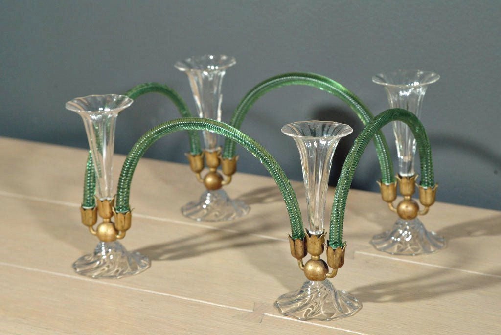 1930s Murano Glass Articulating Centerpiece Attributed to Venini 1