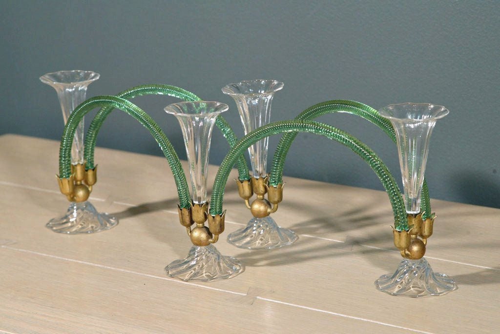 1930s Murano Glass Articulating Centerpiece Attributed to Venini 2