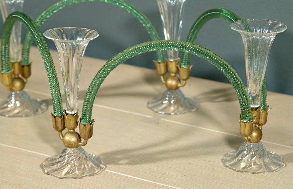 1930s Murano Glass Articulating Centerpiece Attributed to Venini 3