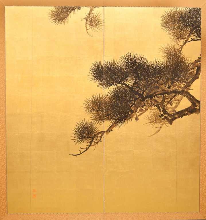 Japanese Old Pine Tree