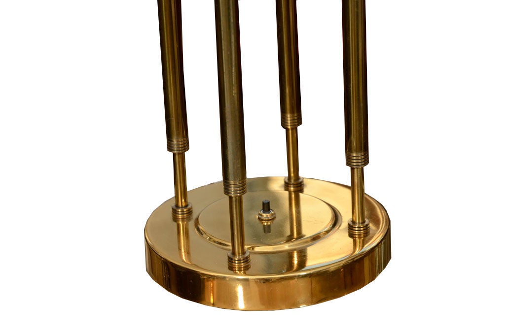 Stiffel Polished Brass Table Lamps Ca. 1960's
