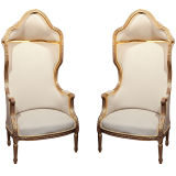 Pair of French Porter's Chairs