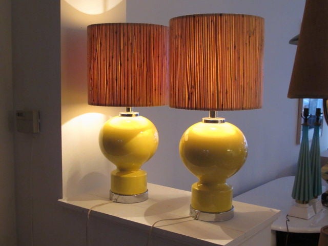 A Great Pair of Ceramic Lamps 2