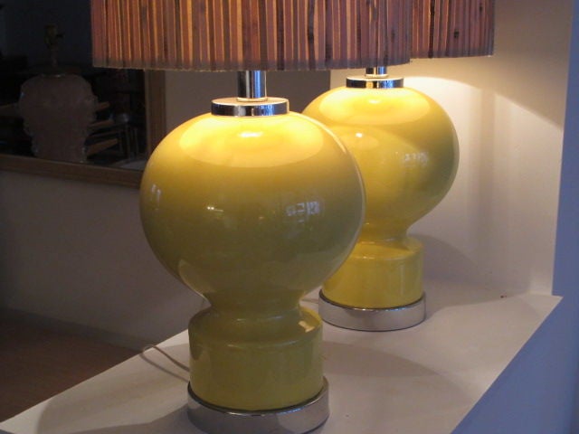 A Great Pair of Ceramic Lamps 3