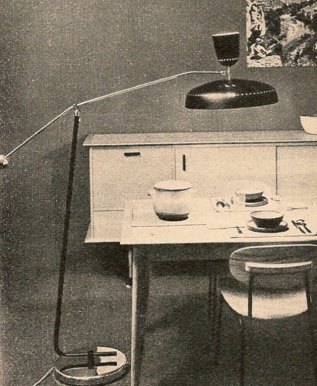 Mid-20th Century Pierre Guariche Floor Lamp G1 SP Disderot Edition 1951