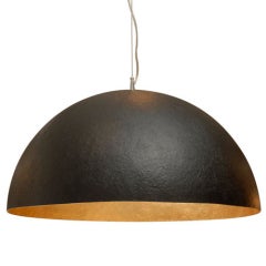 Matte Black Dome Pendant