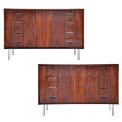 Pair of Rosewood Chests, Denmark