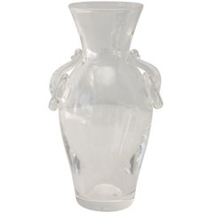 Anfora in vetro di Steuben Glass